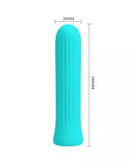 Pretty Love - Blanche blauer Stimulator-Vibrator