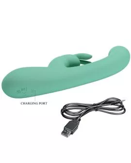 Pretty Love Lamar Rabbit Vibrator - Grüner G-Spot