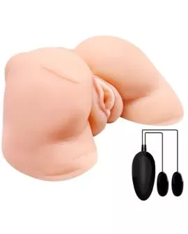 CRAZY BULL - VAGINA UND ANUS MIT REALISTISCHEM NETZ MIT VIBRATION