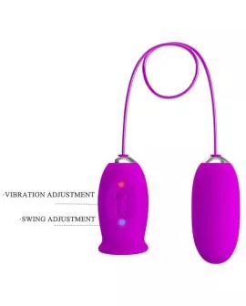 Pretty Love Daisy Dual Egg - Wiederaufladbarer Vibrator Lila