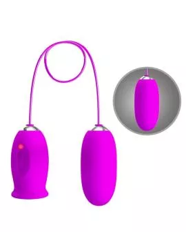 Pretty Love Daisy Dual Egg - Wiederaufladbarer Vibrator Lila