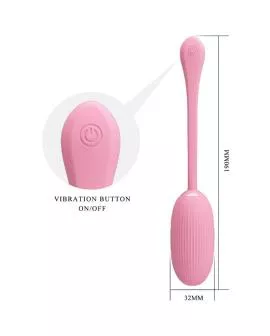 Pretty Love Doreen Pink - Wiederaufladbares Vibrations-Ei