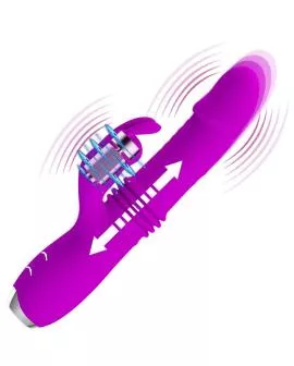 PRETTY LOVE - DOROTHY PURPLE WIEDERAUFLADBARER KANINCHENVIBRATOR