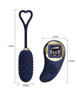 Pretty Love - Vivian Blue Vibrations-Ei mit Fernbedienung