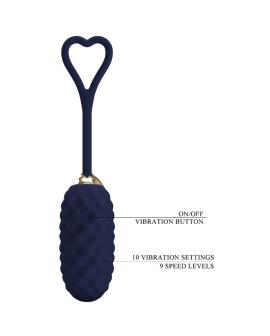 Pretty Love - Vivian Blue Vibrations-Ei mit Fernbedienung
