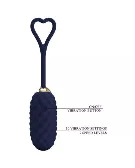 Pretty Love - Vivian Blue Vibrations-Ei mit Fernbedienung