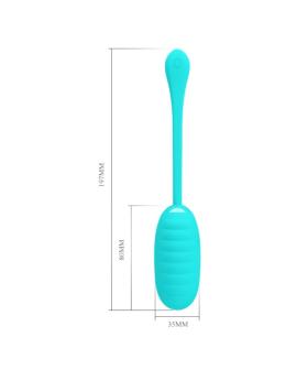 Pretty Love Kirk - Hellgrünes Wiederaufladbares Vibrier-Ei