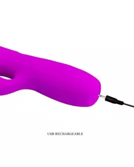 Pretty Love Melanie Purple - wiederaufladbarer Kaninchenvibrator