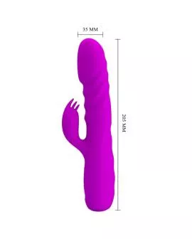 Pretty Love Melanie Purple - wiederaufladbarer Kaninchenvibrator