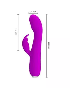 Pretty Love Rachel - Wiederaufladbarer Vibrator mit lila Sauger
