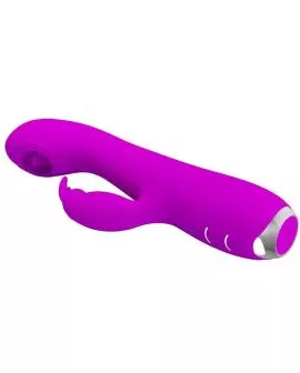 Pretty Love Rachel - Wiederaufladbarer Vibrator mit lila Sauger