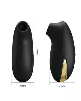 PRETTY LOVE - LUXUS-WIEDERAUFLADBARER SAUGMASSAGER SCHWARZ