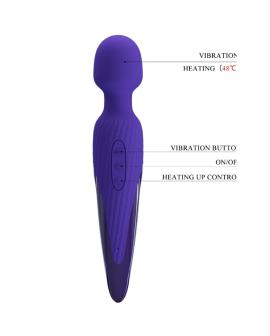 Pretty Love - Antony Youth Wand Vibrator Violett Wärmeeffekt