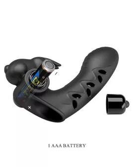 Pretty Love - Vance Black Rabbit Vibrator Fingerabdeckung