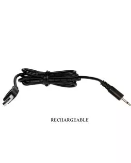 Pretty Love - Schwarzer wiederaufladbarer vergoldeter Luxusvibrator