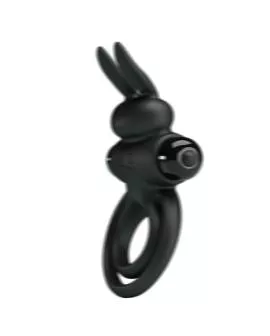 Pretty Love - Vibrator III Kaninchenring für Schwarzen Penis