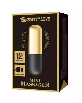 Pretty Love - Goldener wiederaufladbarer Kugelvibrator