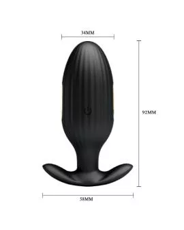 Pretty Love Jefferson App-gesteuerter Analplug Schwarz
