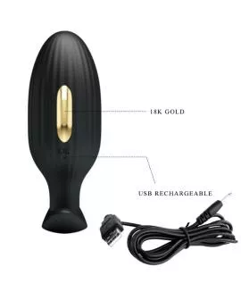 Pretty Love Jefferson App-gesteuerter Analplug Schwarz