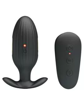 Pretty Love Kelly Plug - Anal Vibrator Wiederaufladbar Schwarz