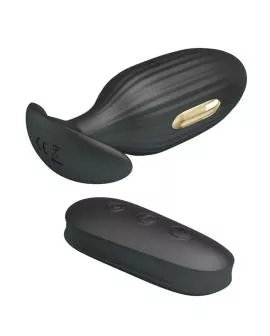 Pretty Love Kelly Plug - Anal Vibrator Wiederaufladbar Schwarz