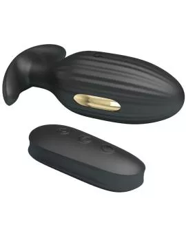 Pretty Love Kelly Plug - Anal Vibrator Wiederaufladbar Schwarz