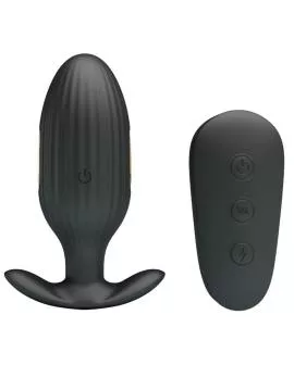 Pretty Love Kelly Plug - Anal Vibrator Wiederaufladbar Schwarz