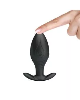 PRETTY LOVE - REGINA ANAL PLUG WIEDERAUFLADBARER VIBRATOR SCHWARZ