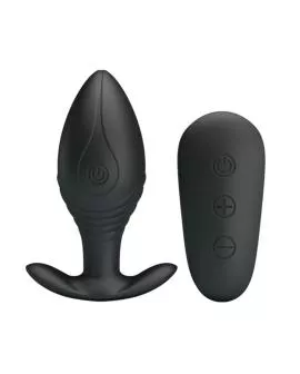 PRETTY LOVE - REGINA ANAL PLUG WIEDERAUFLADBARER VIBRATOR SCHWARZ