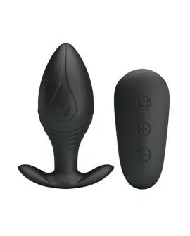 PRETTY LOVE - REGINA ANAL PLUG WIEDERAUFLADBARER VIBRATOR SCHWARZ