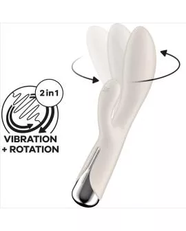 Satisfyer Spinning Rabbit 1 - Klitoris und G-Spot Beige