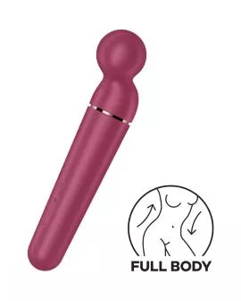 Satisfyer Planet Wand-er Vibrator-Massager - Berry