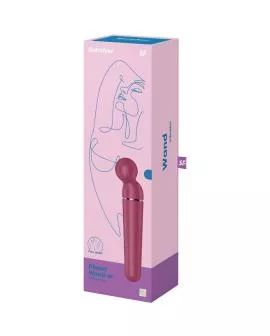 Satisfyer Planet Wand-er Vibrator-Massager - Berry