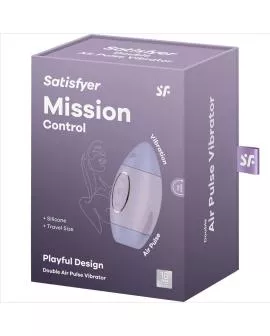Satisfyer - Mission Control Flieder Doppelimpuls Vibrator