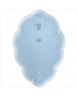 SATISFYER - CLOUD DANCER BLUE AIR PULSE VIBRATOR