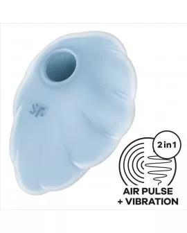SATISFYER - CLOUD DANCER BLUE AIR PULSE VIBRATOR