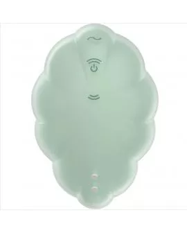 SATISFYER - CLOUD DANCER GREEN AIR PULSE VIBRATOR