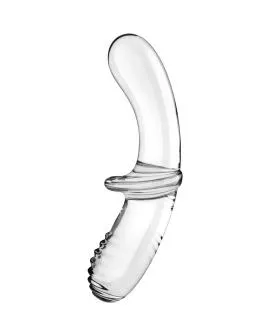 SATISFYER - DOPPEL KRISTALL DILDO TRANSPARENT