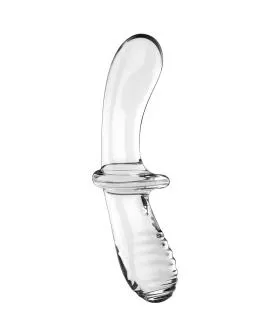 SATISFYER - DOPPEL KRISTALL DILDO TRANSPARENT