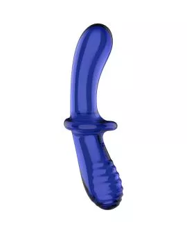 Satisfyer - Doppel Kristall Dildo in Blau