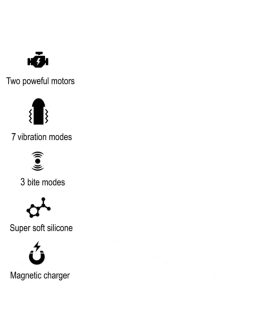 MIA - SELENA STIMULATOR VIBRIEREN + KLAPPEN ROT