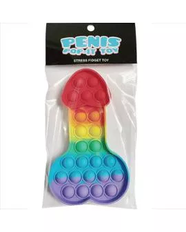 KHEPER GAMES - Mehrfarbiges Pop-It Penis Anti-Stress Spielzeug