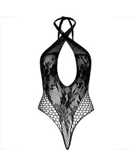 Leg Avenue - Teddy-Halfter mit Spitze Schwarz