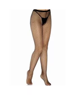 Leg Avenue - Schwarze Netzstrümpfe ohne Schritt