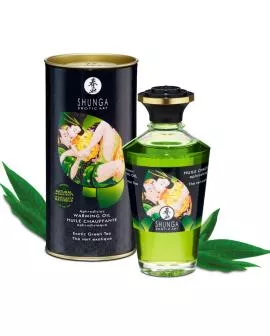 SHUNGA - Bio Grüner Tee Wärmeeffekt-Massageöl 100 ml