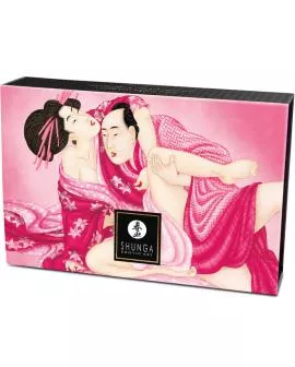 Shunga - Essbares Massagepulver-Kit Himbeere
