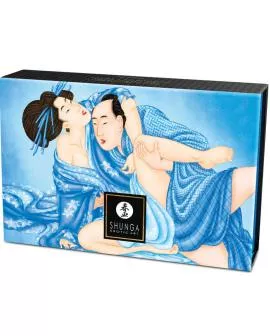 SHUNGA - Essbares Kokosnuss-Massagepulver-Set