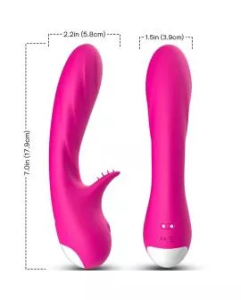 ARMONY - ROMANCE VIBRATOR MIT STIMULATOR FUCHSIA