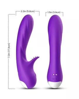 ARMONY - ROMANCE VIBRATOR MIT STIMULATOR LILA
