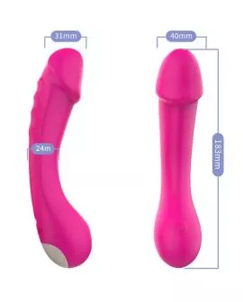ARMONY - DILDO VIBRATOR G-SPOT SILIKON FUCHSIA